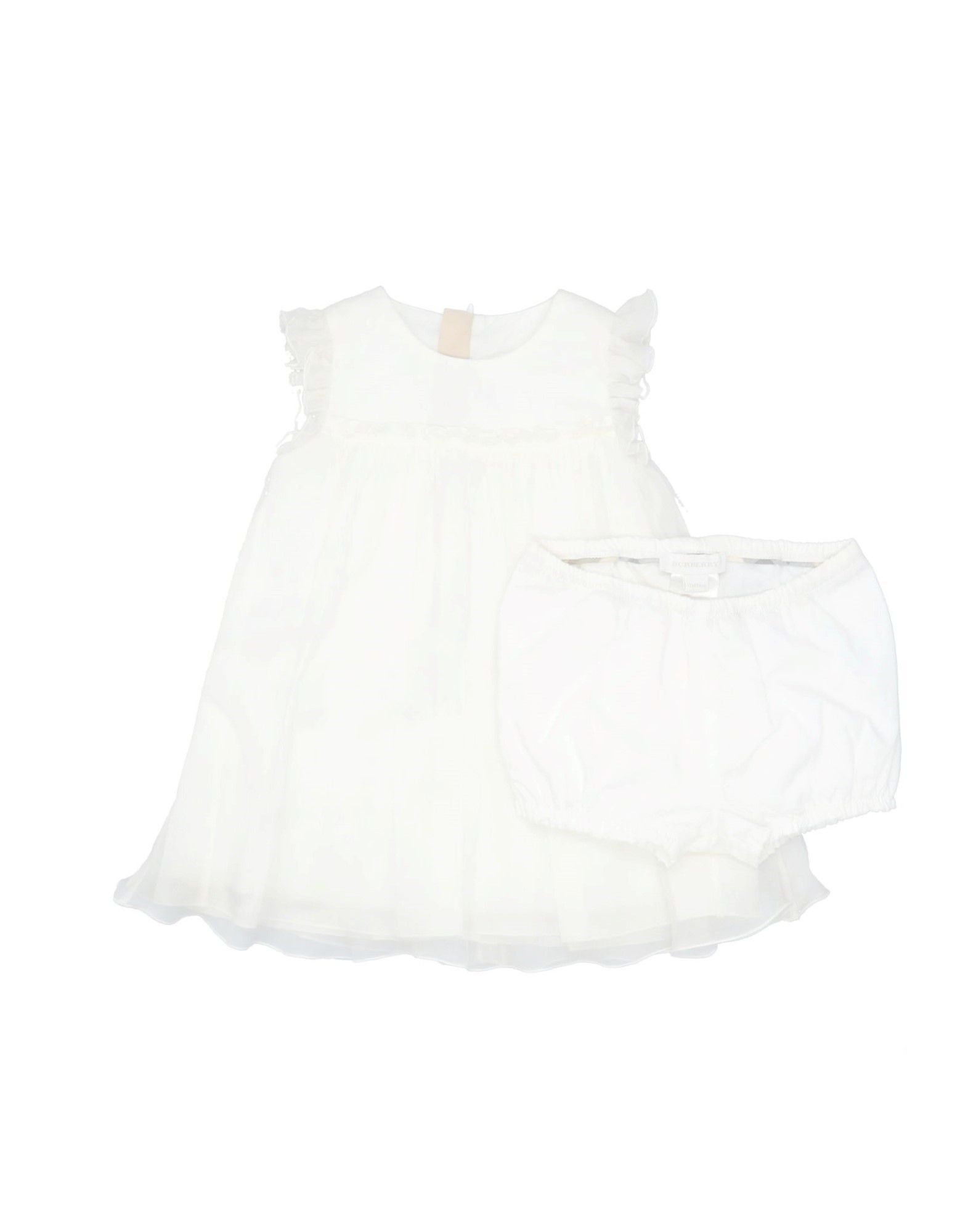 BURBERRY Babykleid Kinder Elfenbein von BURBERRY