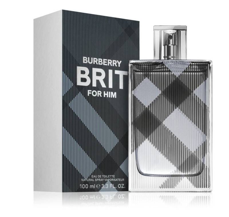 BURBERRY Eau de Toilette Brit for Him Parfum Duft Edt Versiegelt 100 ML, Klassisch britisch, lässig und selbstbewusst von BURBERRY