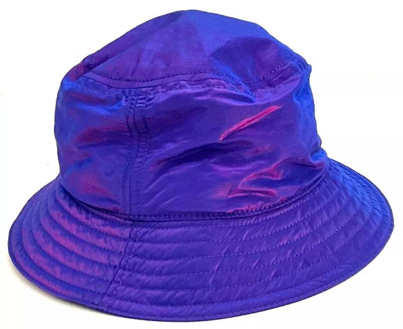 BURBERRY Fischerhut Burberry Damen Fischerhut, BURBERRY IRIDESCENT NYLON BUCKET HAT Made in Italy, Bucket Hat von BURBERRY