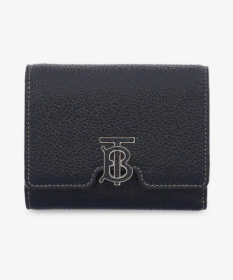 BURBERRY Geldbörse Geldbörse aus Leder Schwarz Faltbar Monogramm Vintage Stil von BURBERRY