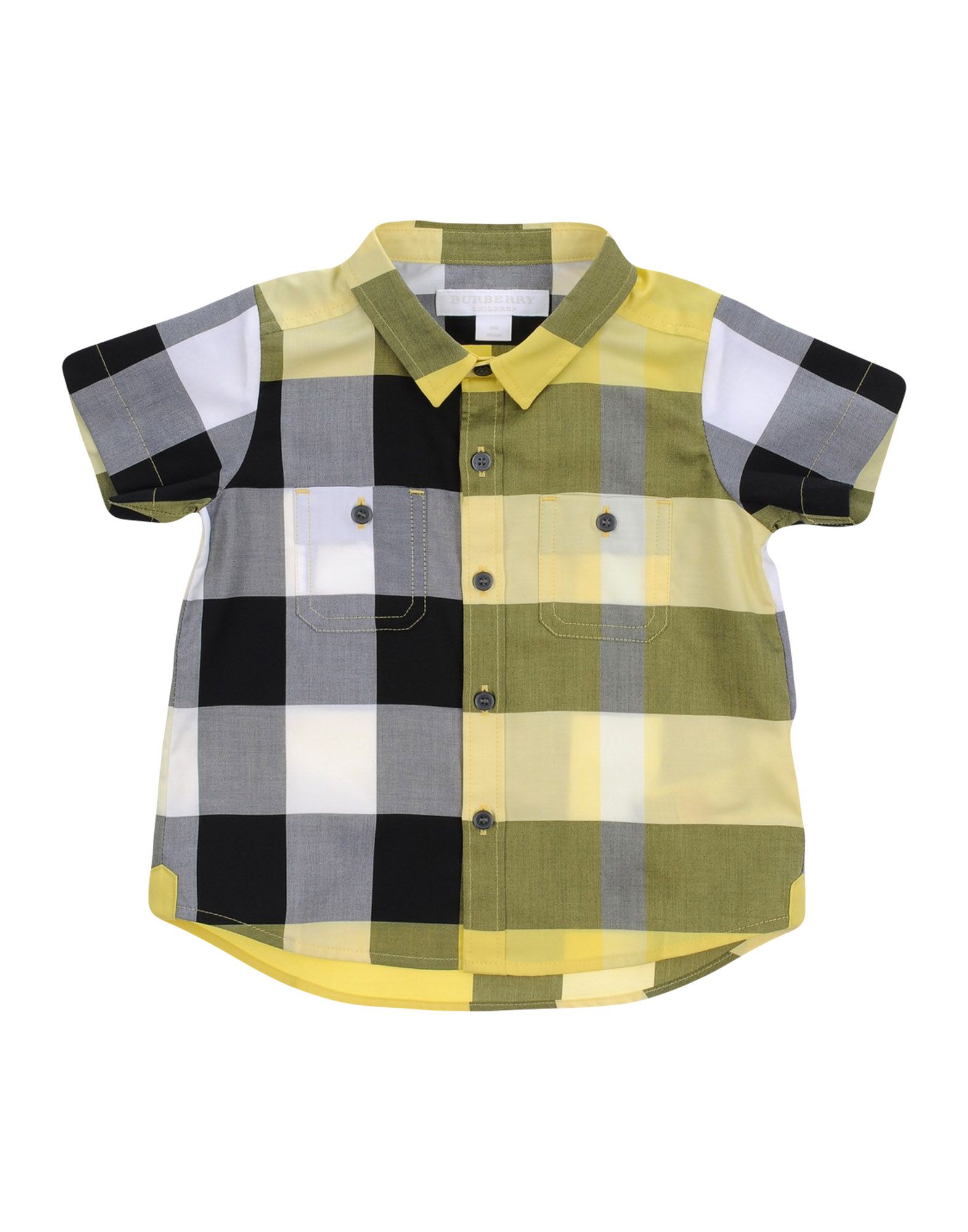 BURBERRY Hemd Kinder Gelb von BURBERRY