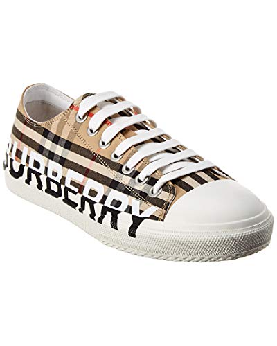 BURBERRY Herren-Sneaker aus Stoff und Gummi 80241491 Check Beige, Beige - Check Beige - Größe: 43 EU von BURBERRY