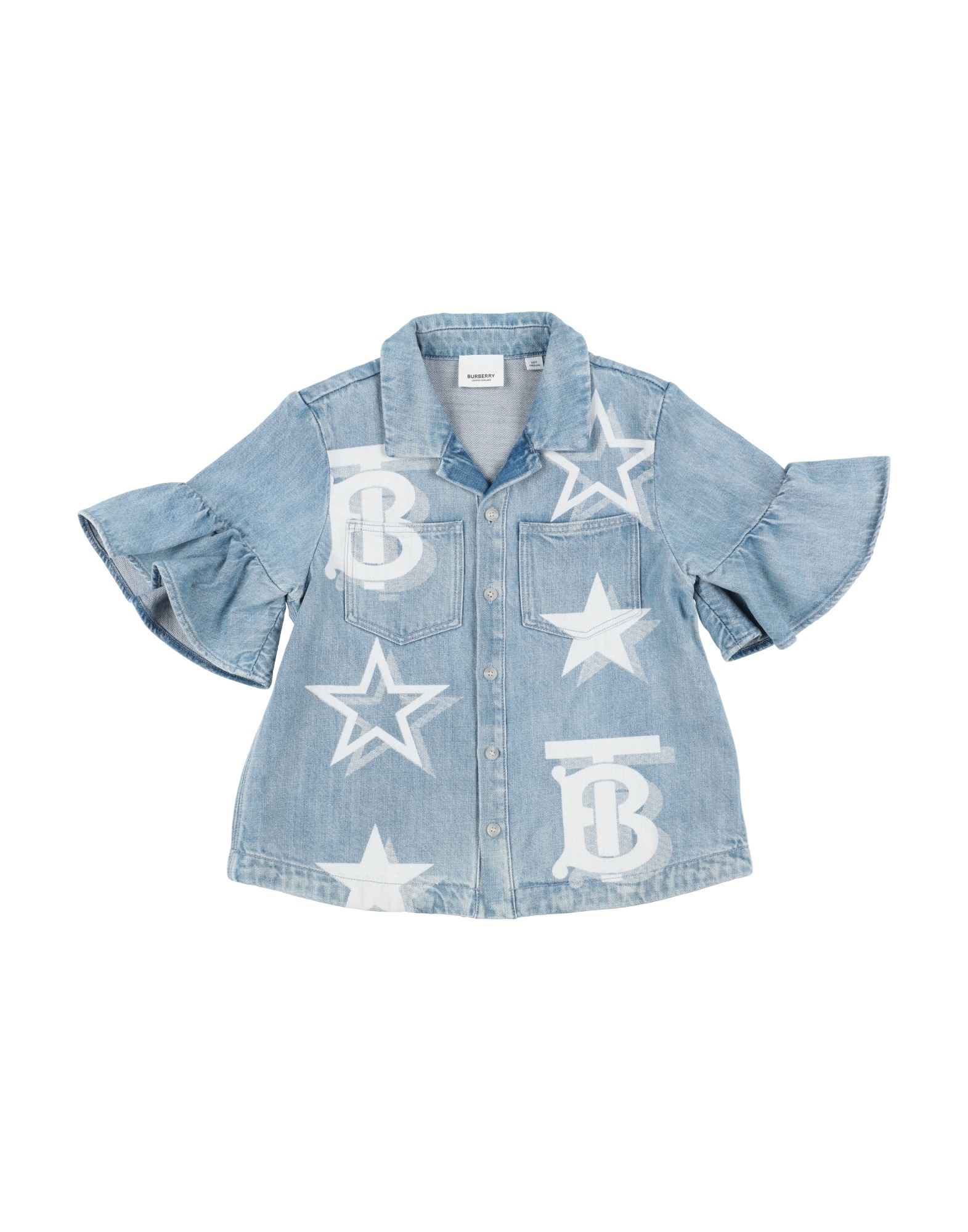 BURBERRY Jeanshemd Kinder Blau von BURBERRY