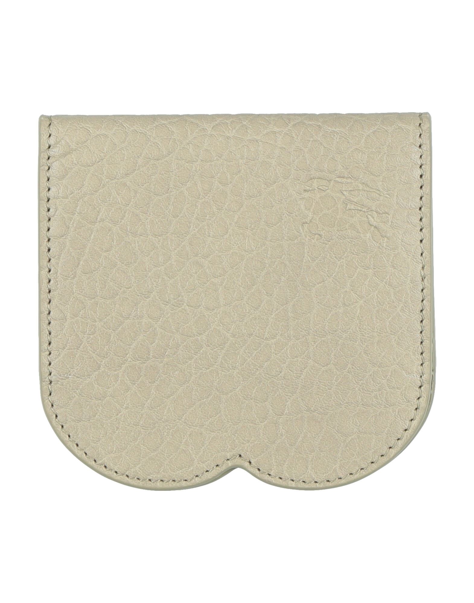 BURBERRY Kartenetui Damen Hellgrau von BURBERRY