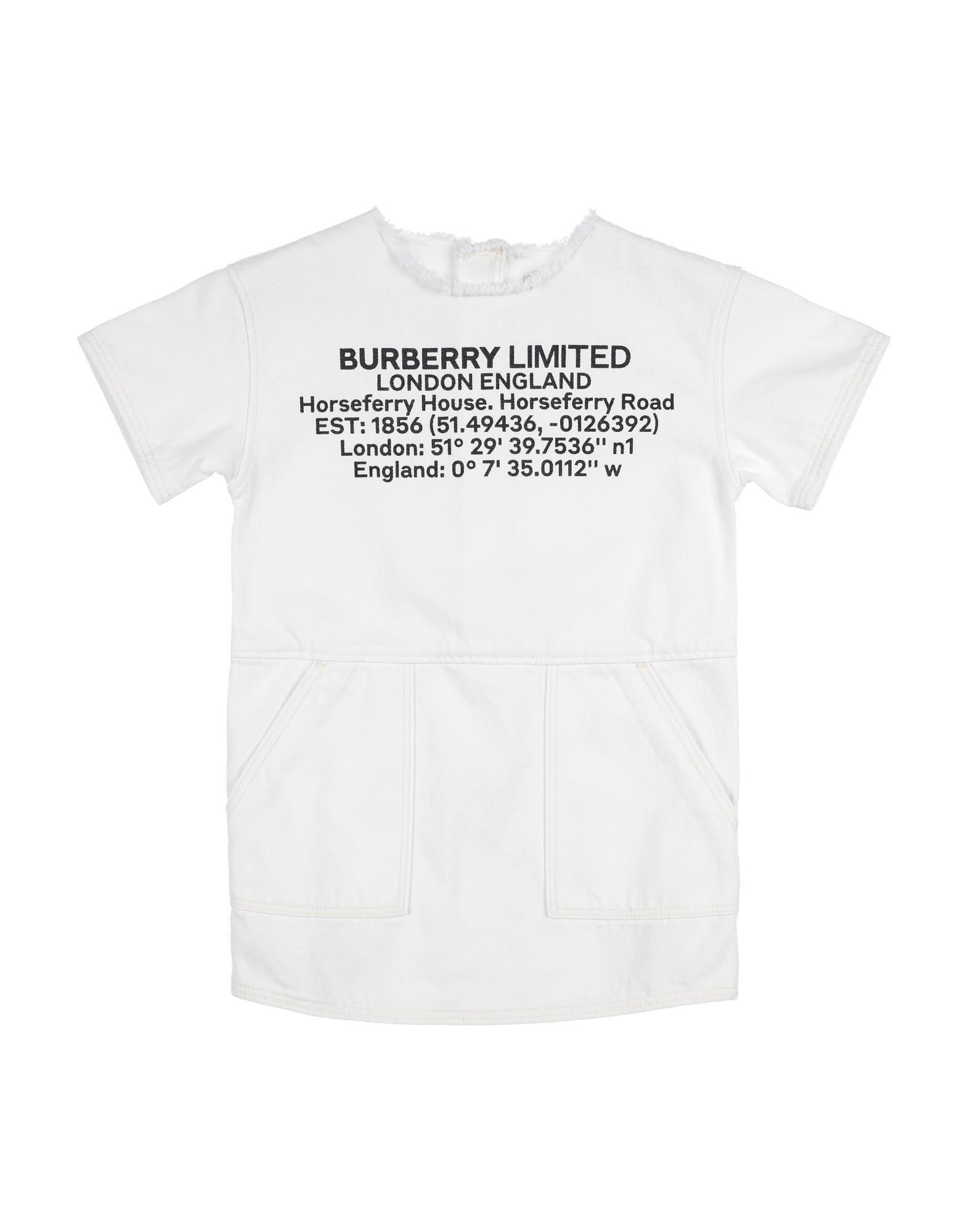 BURBERRY Kinderkleid Kinder Weiß von BURBERRY