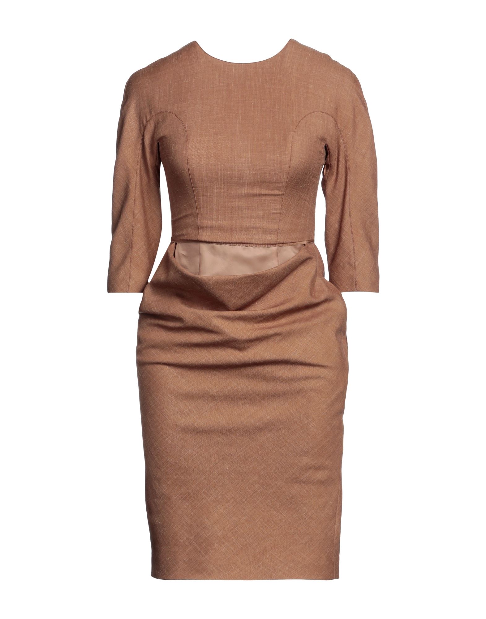 BURBERRY Midi-kleid Damen Braun von BURBERRY