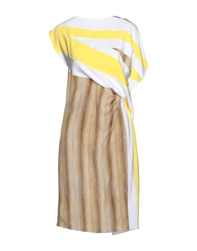 BURBERRY Midi-kleid Damen Gelb von BURBERRY