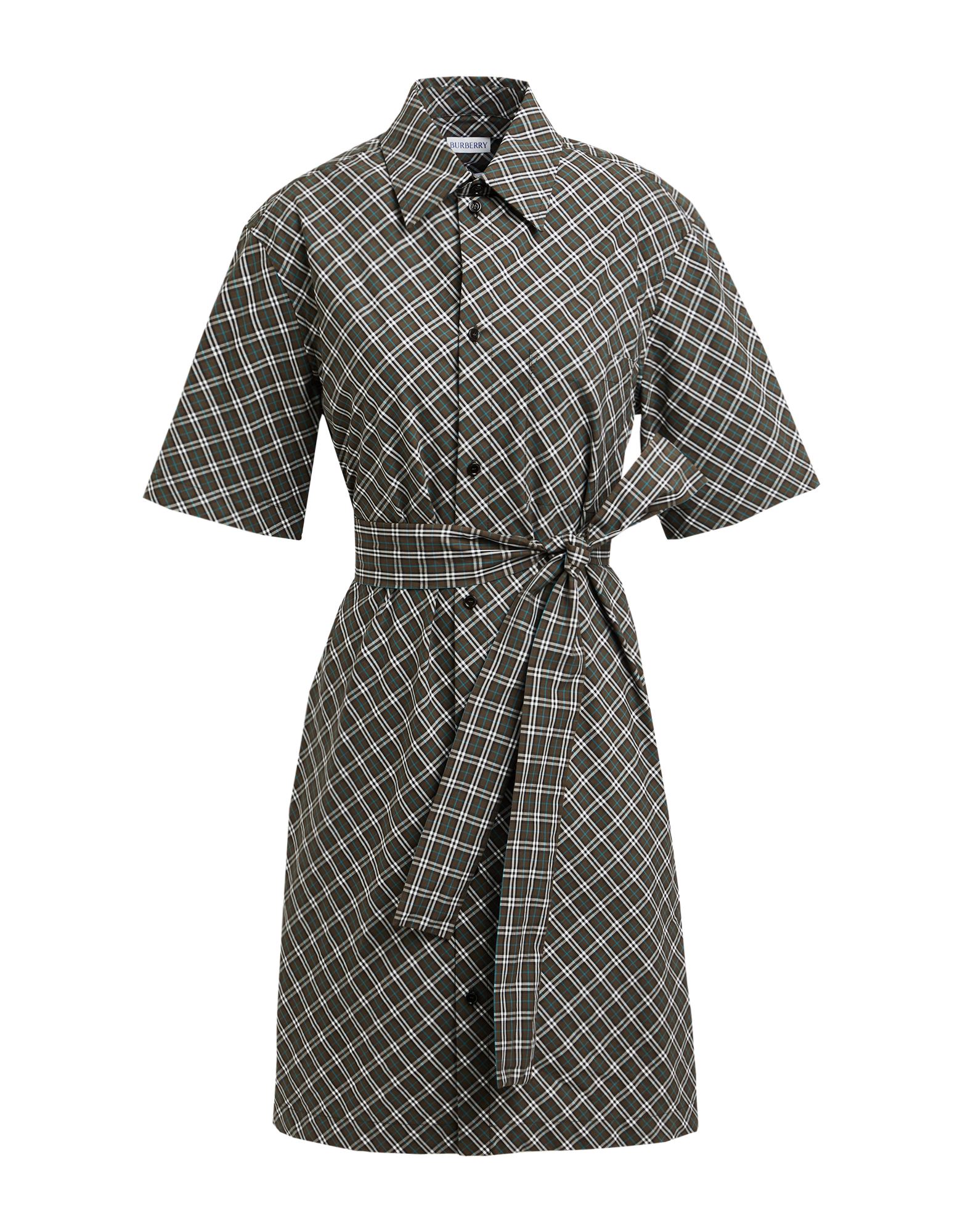 BURBERRY Midi-kleid Damen Militärgrün von BURBERRY