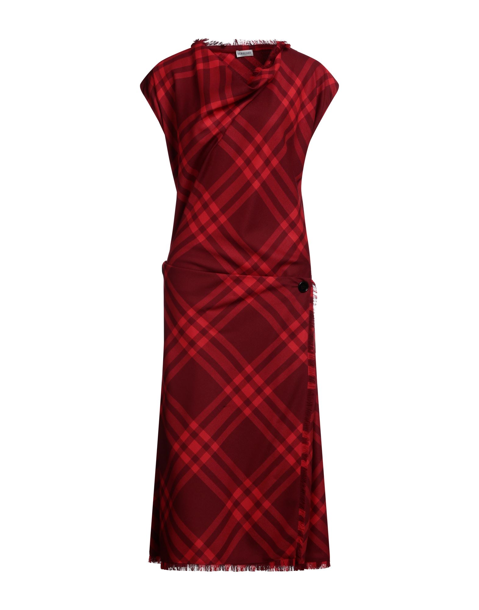 BURBERRY Midi-kleid Damen Rot von BURBERRY