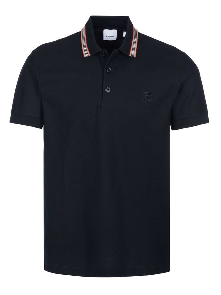 BURBERRY Poloshirt Burberry PIERSON Polohemd schwarz von BURBERRY