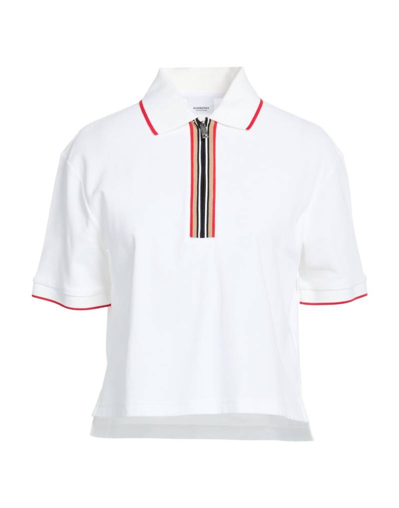 BURBERRY Poloshirt Damen Weiß von BURBERRY