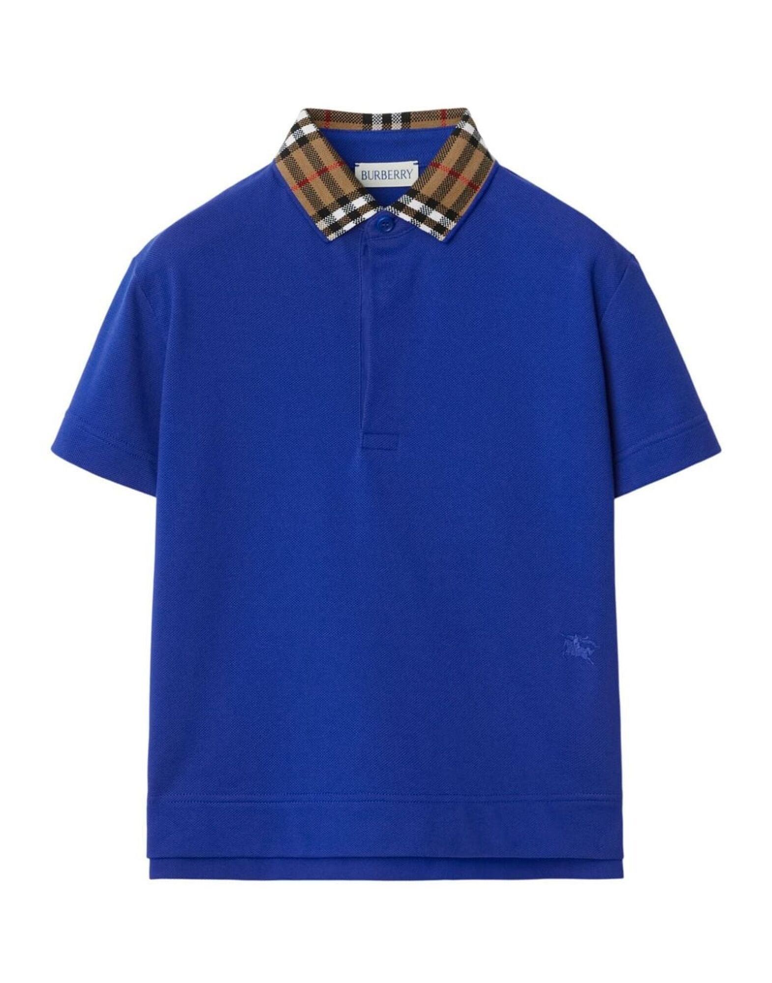 BURBERRY Poloshirt Kinder Blau von BURBERRY