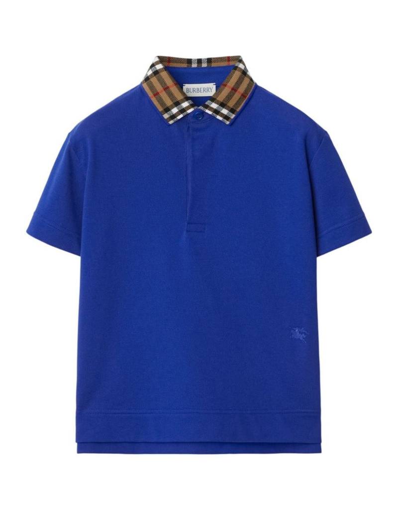 BURBERRY Poloshirt Kinder Blau von BURBERRY