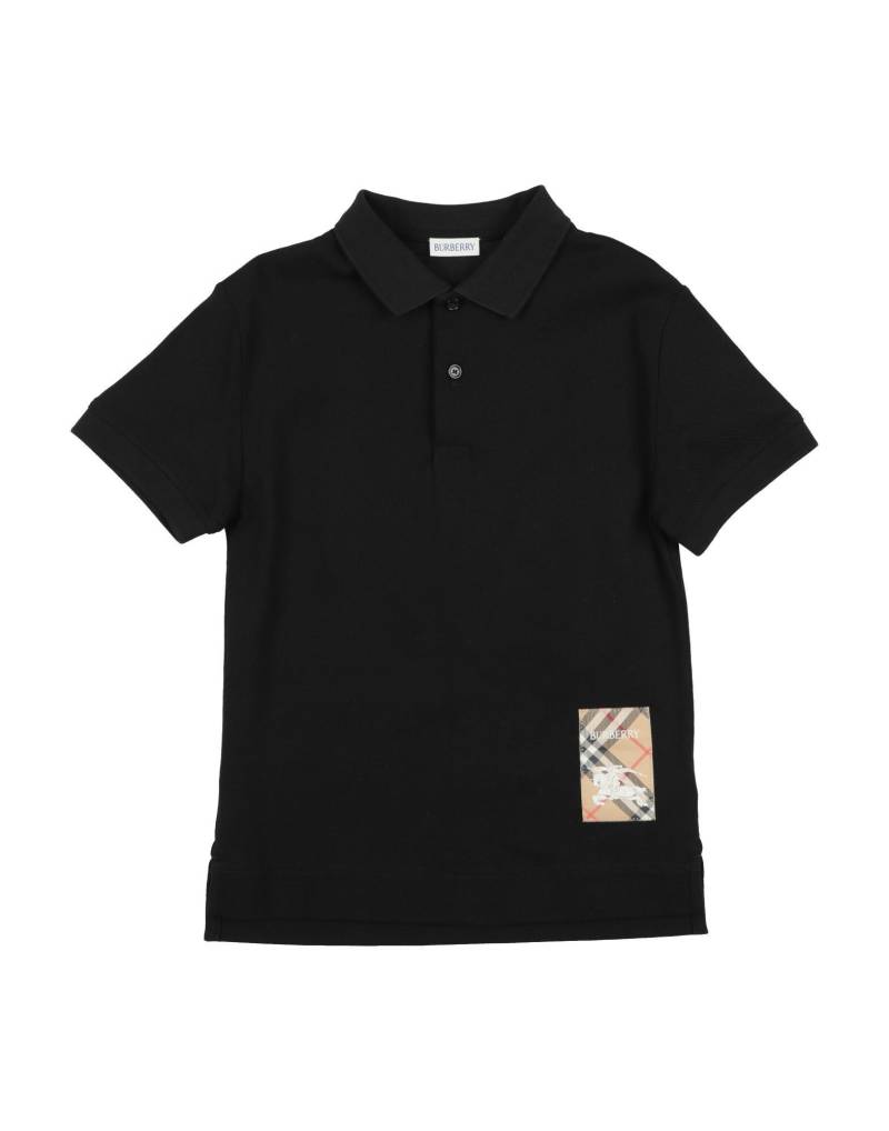 BURBERRY Poloshirt Kinder Schwarz von BURBERRY