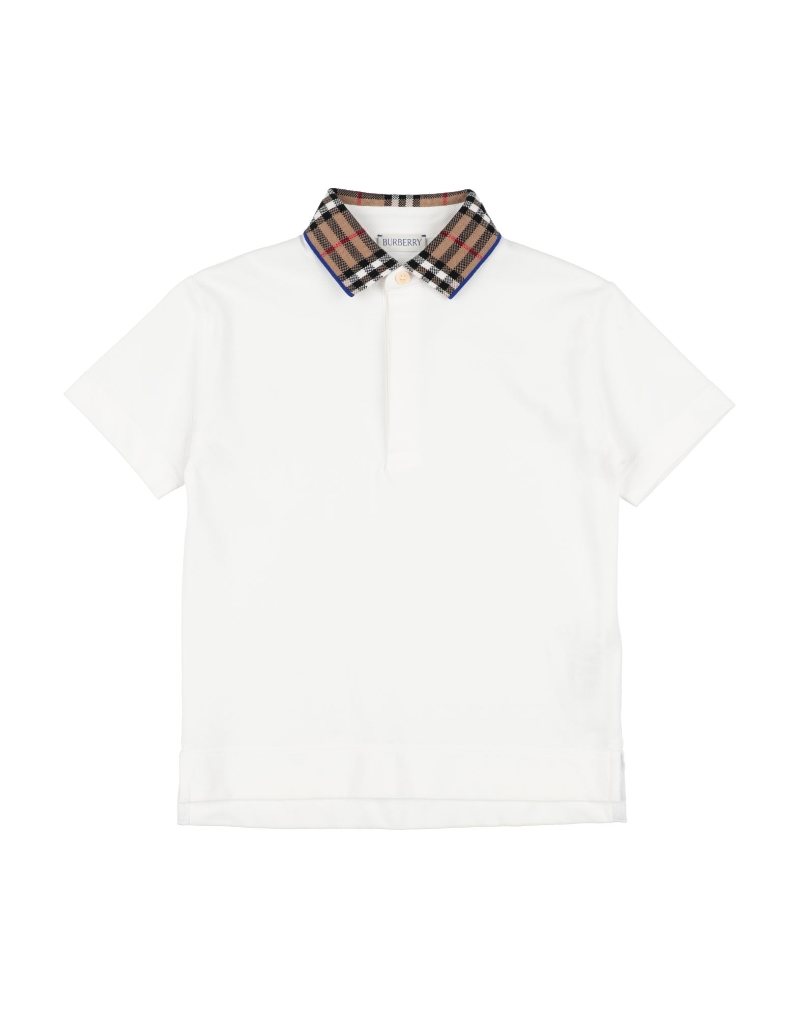 BURBERRY Poloshirt Kinder Weiß von BURBERRY