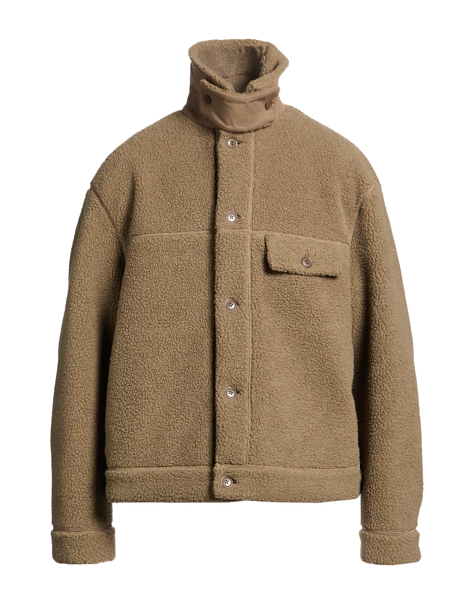 BURBERRY Shearling- & Kunstfell Herren Khaki von BURBERRY