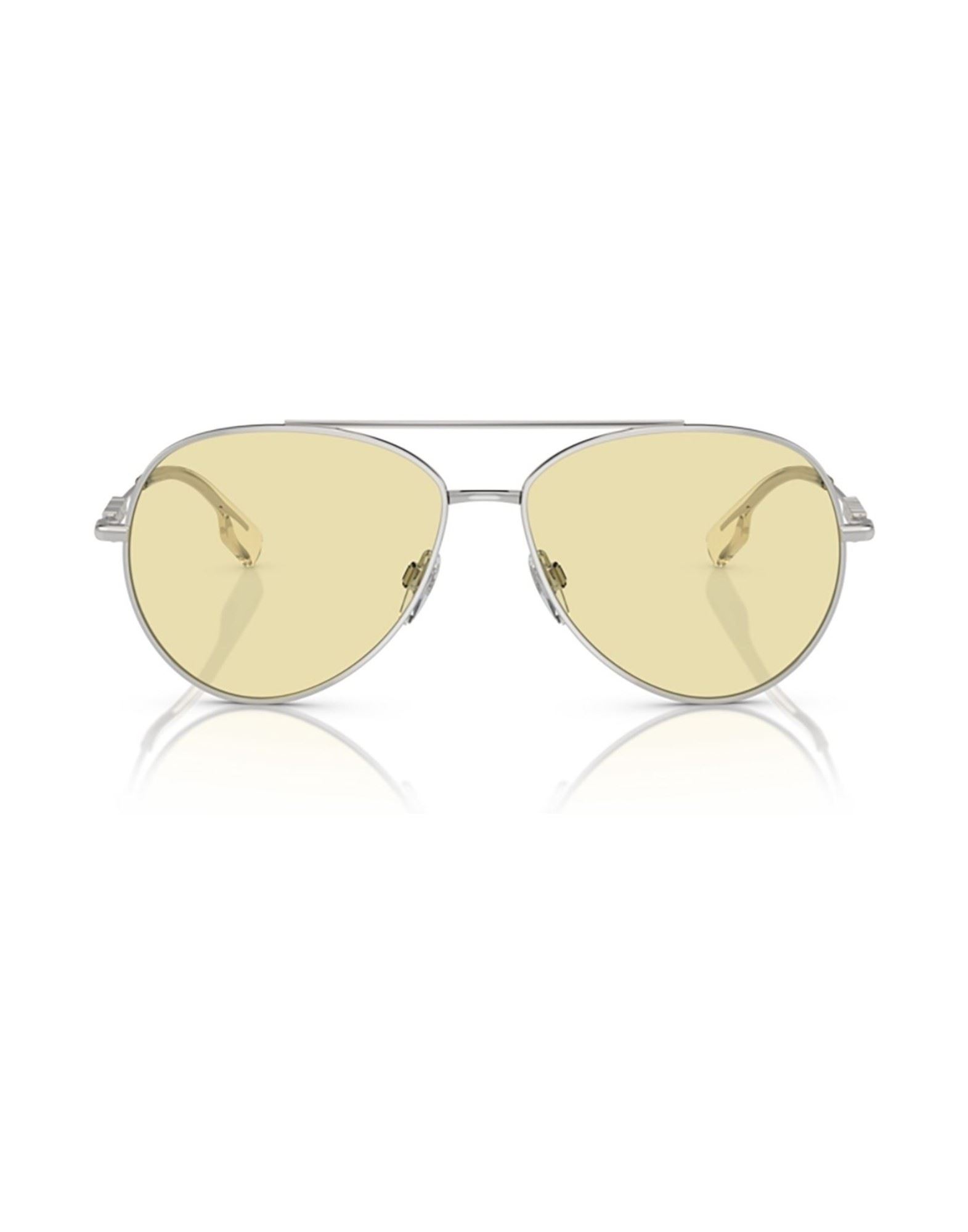 BURBERRY Sonnenbrille Damen Silber von BURBERRY