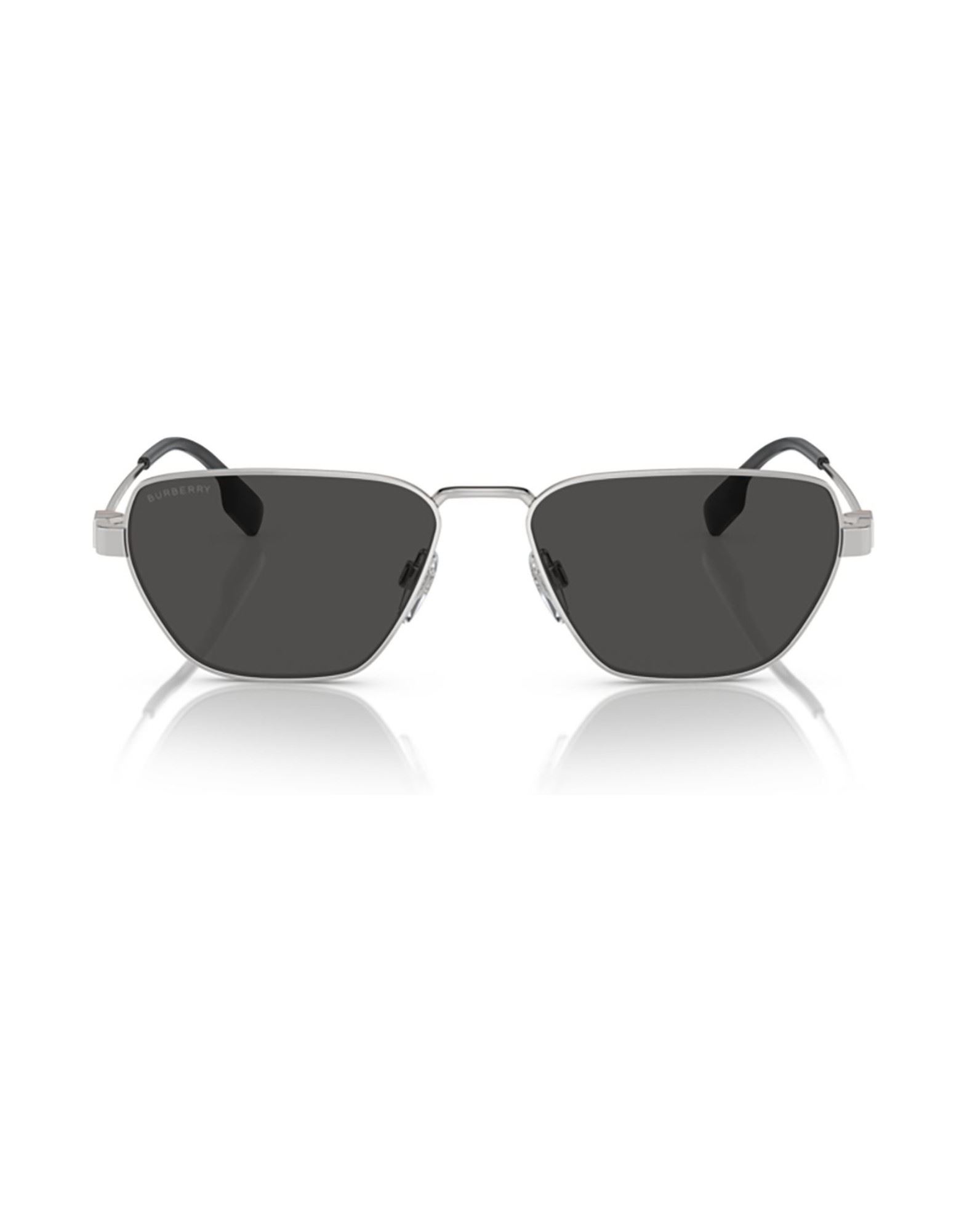 BURBERRY Sonnenbrille Herren Silber von BURBERRY