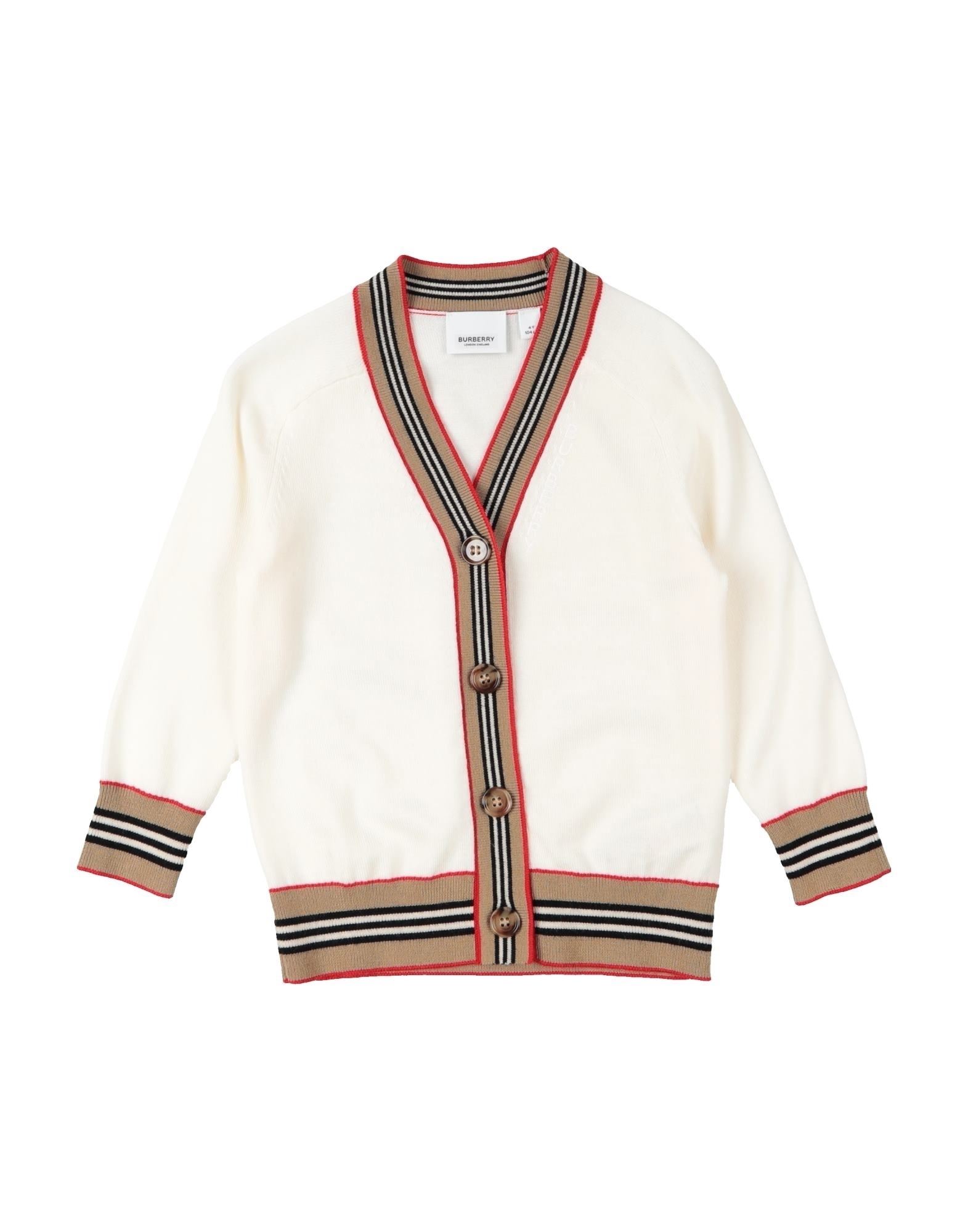 BURBERRY Strickjacke Kinder Elfenbein von BURBERRY