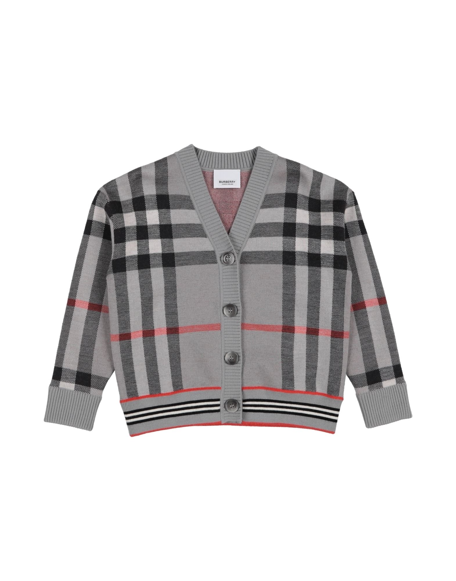 BURBERRY Strickjacke Kinder Grau von BURBERRY