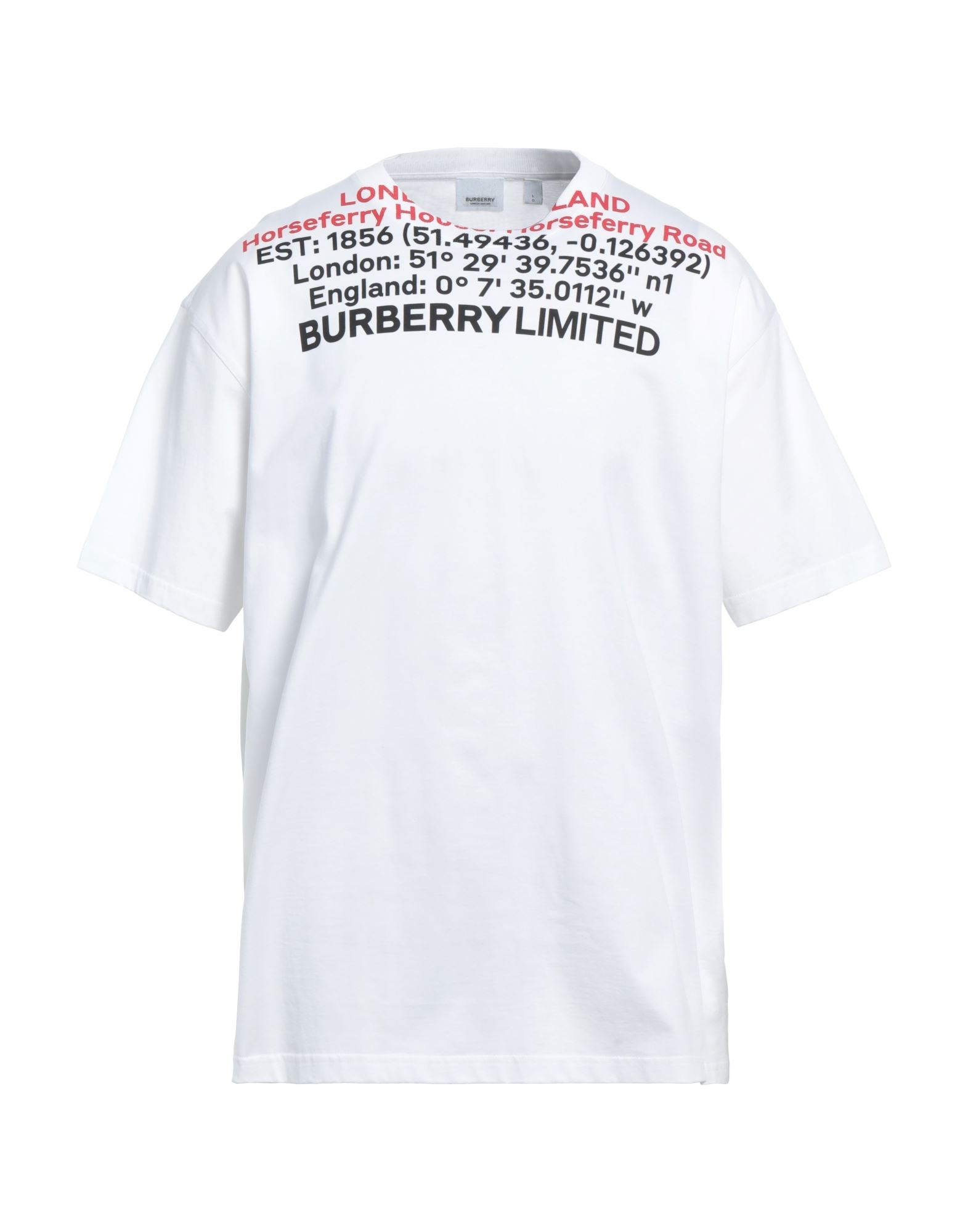 BURBERRY T-shirts Herren Weiß von BURBERRY