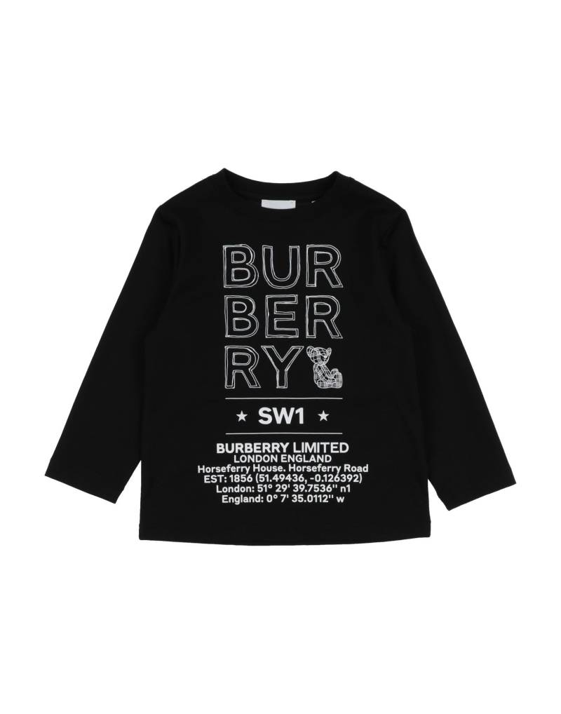 BURBERRY T-shirts Kinder Schwarz von BURBERRY