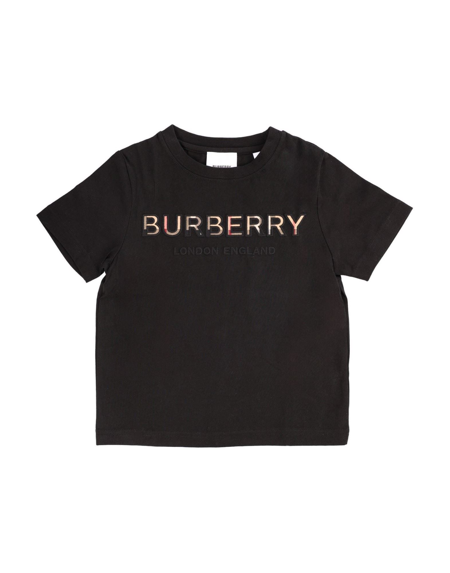 BURBERRY T-shirts Kinder Schwarz von BURBERRY