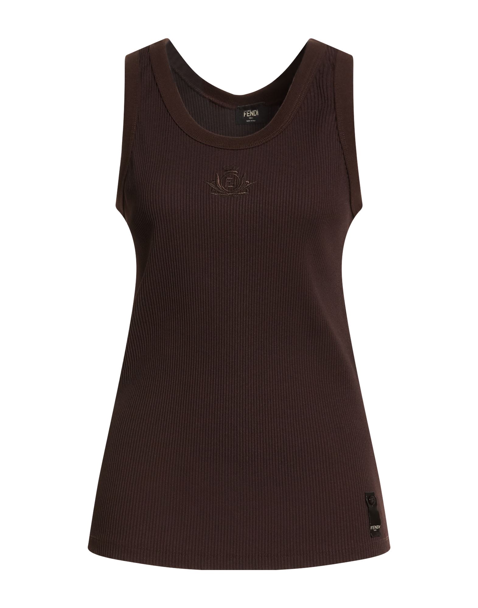 BURBERRY Tank Top Damen Dunkelbraun von BURBERRY