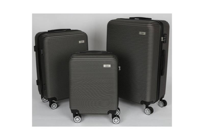 BURI Kofferset 3er Set Koffer Mint Schwarz Zahlenschloss Hartschalen Reise Handgepäck von BURI