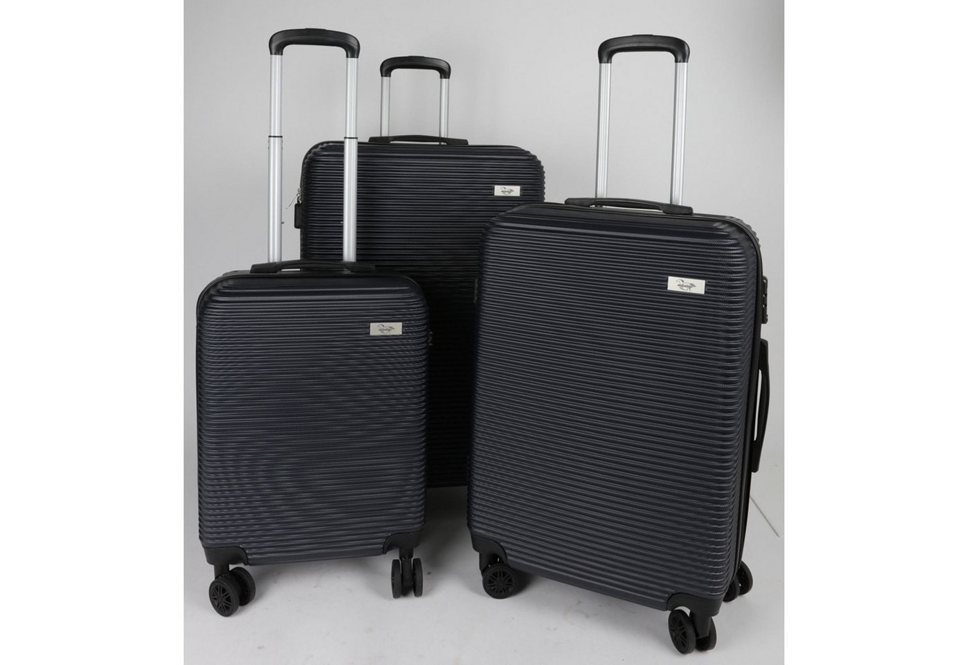 BURI Kofferset 3er Set Koffer navy Zahlenschloss Hartschale Reisen Trolley Handgepäck BURI Kofferset 3er Set Koffer navy Zahlenschloss Hartschale Reisen Trolley Handgepäck von BURI