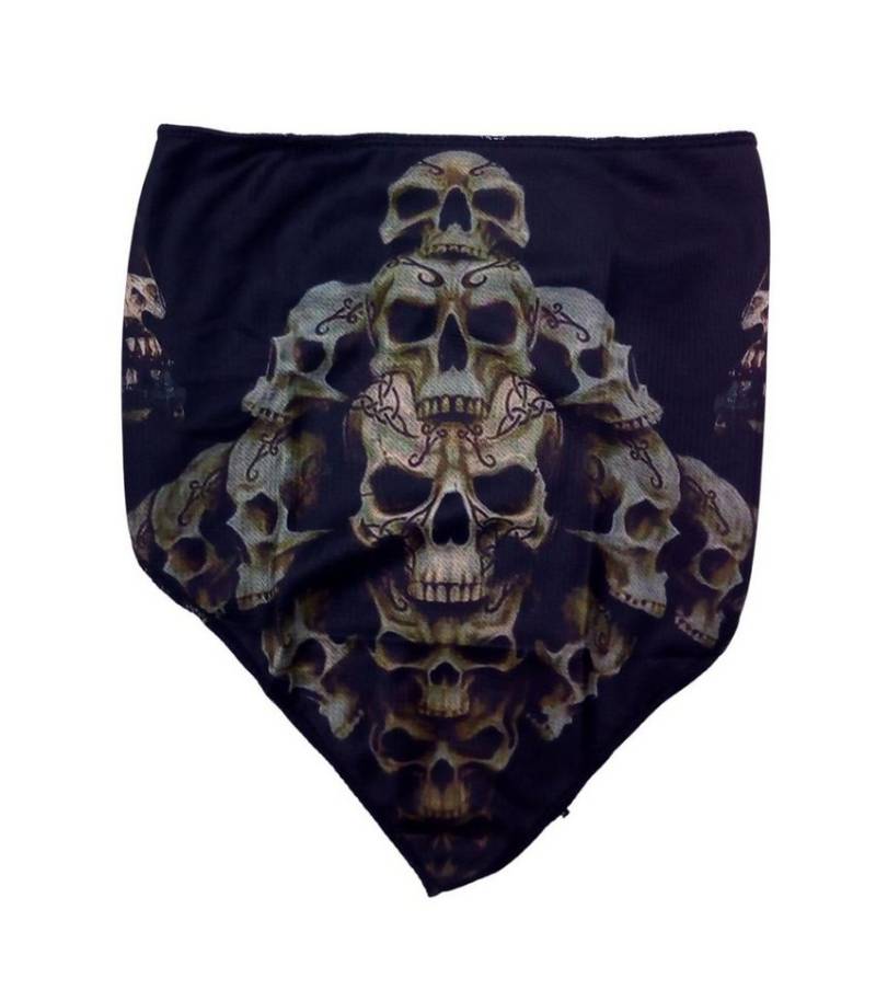 BURI Multifunktionstuch Multifunktionstuch Totenkopf Halstuch Mundtuch Dreieckstuch Kopftuch von BURI