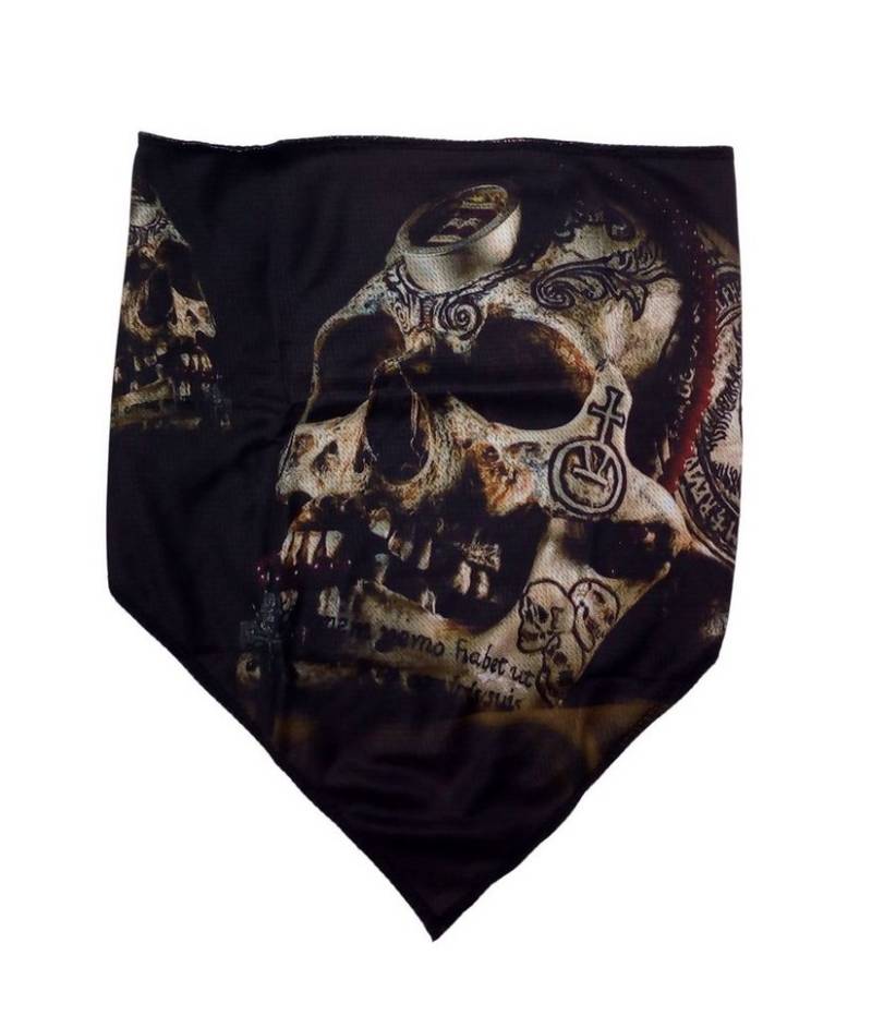 BURI Multifunktionstuch Multifunktionstuch Totenkopf Halstuch Mundtuch Dreieckstuch Kopftuch von BURI