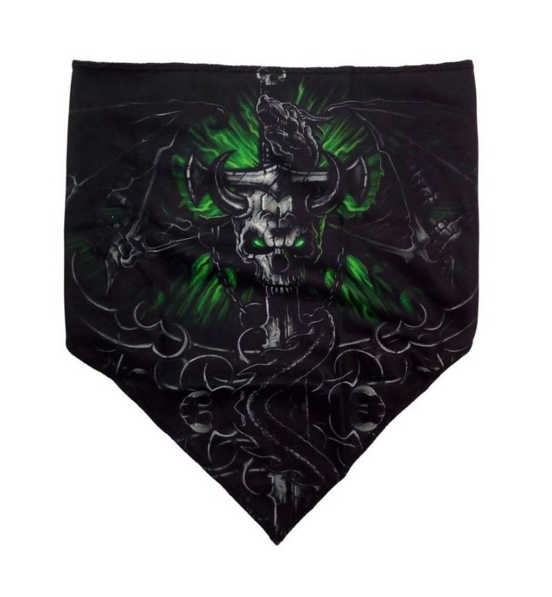 BURI Multifunktionstuch Multifunktionstuch Totenkopf Halstuch Mundtuch Dreieckstuch Kopftuch von BURI