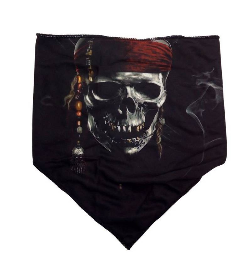 BURI Multifunktionstuch Multifunktionstuch Totenkopf Halstuch Mundtuch Dreieckstuch Kopftuch von BURI