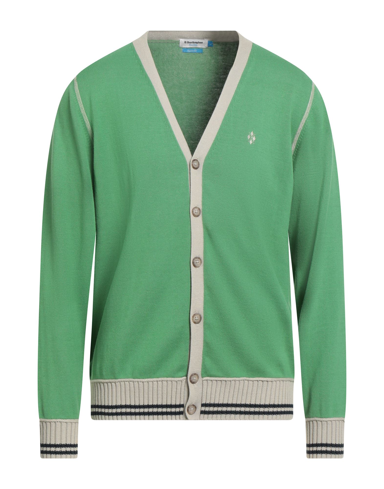 BURLINGTON Strickjacke Herren Grün BURLINGTON Strickjacke Herren Grün von BURLINGTON
