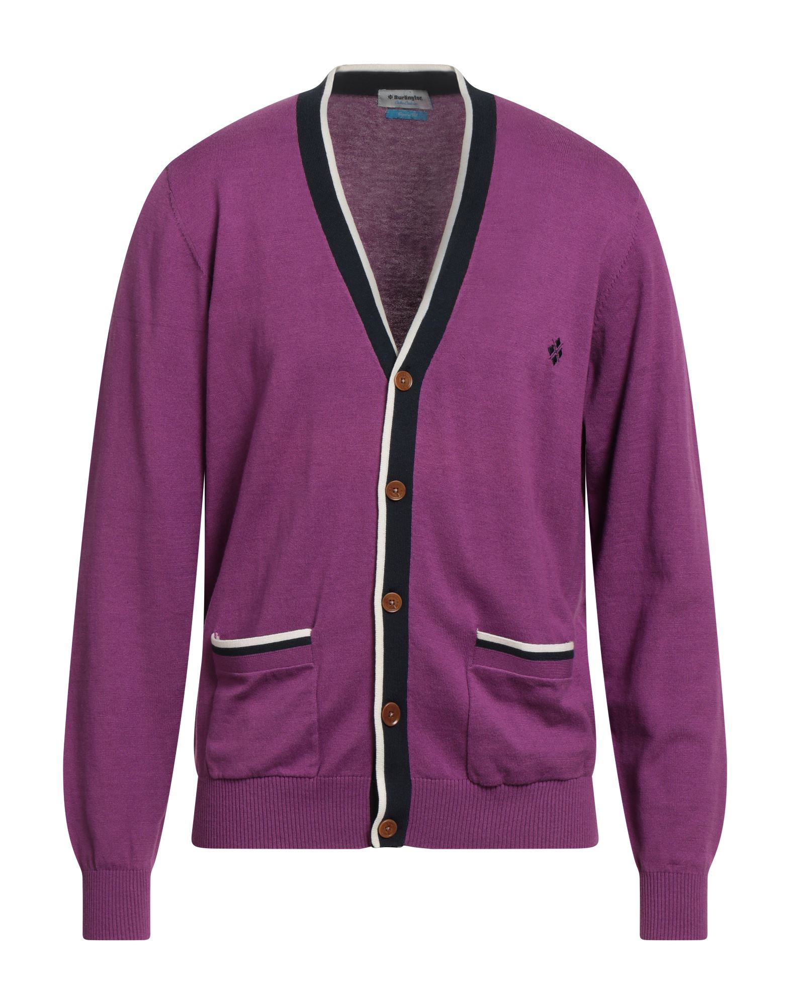BURLINGTON Strickjacke Herren Violett BURLINGTON Strickjacke Herren Violett von BURLINGTON