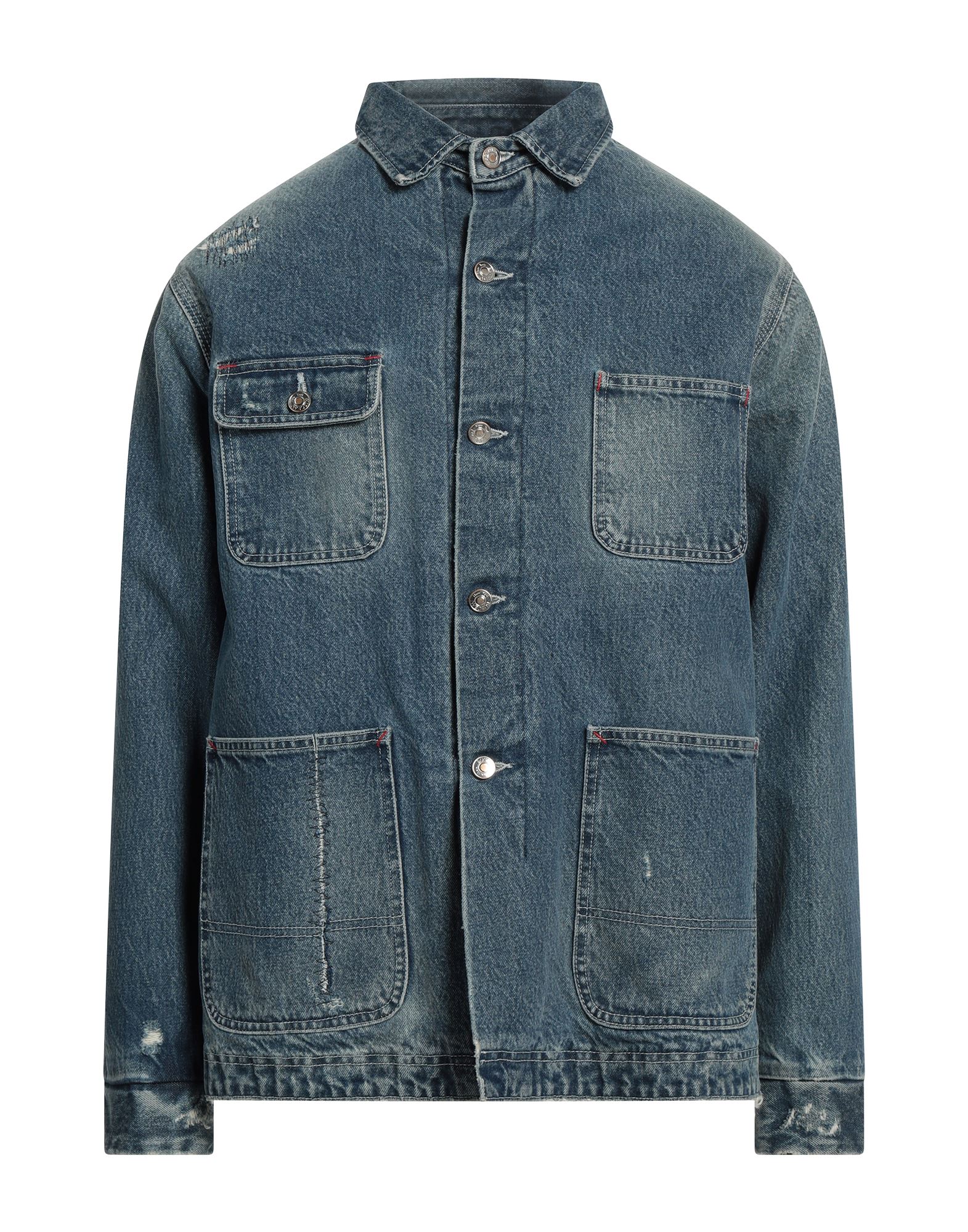 BUSCEMI Jeansjacke/-mantel Herren Blau von BUSCEMI