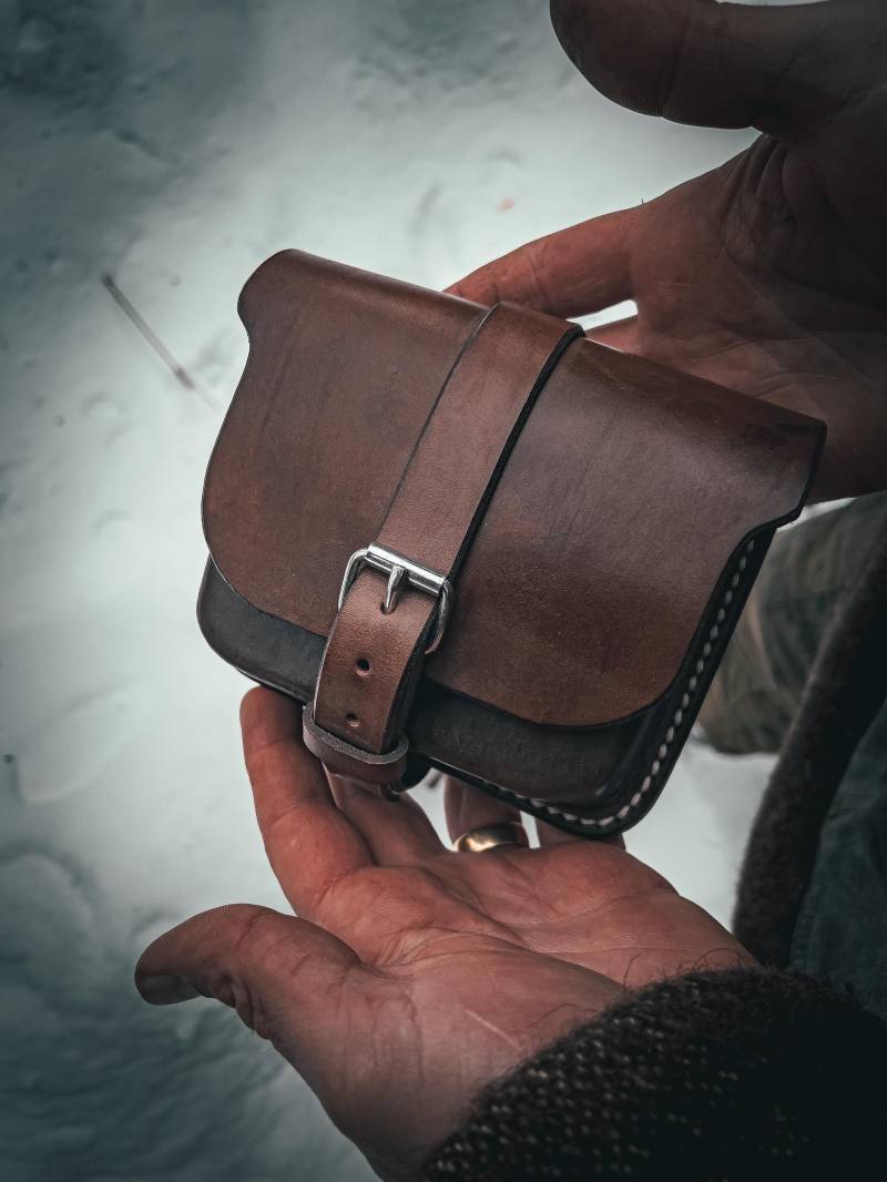 Bushcraft Leder Gürteltasche/Lederbeutel Bushcraft Leder Gürteltasche/Lederbeutel von BUSHCRAFTshopCZ