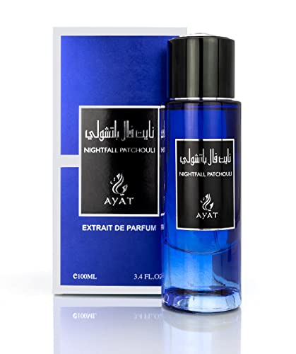 Ayat Perfumes – Eau de Parfum Private Collection 100 ml | Arabian Duft für Frauen und Männer | ein lebendiger, sinnlicher und leuchtender Duft verpackt in einer schönen Flasche (Nightfall Patchouli) von BUSINESS SQUARE BS