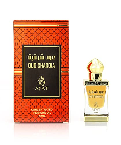 Ayat Perfumes - Huile de parfum 12 ml par Dubai | Musc halal pour femmes et hommes sans alcool | Attar de parfum arabe fait et conçu à Dubai (Oud Sharqia) von BUSINESS SQUARE BS