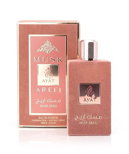 Ayat Perfumes – Eau de Parfum für Damen 100ml – orientalischer arabischer Duft – Dubai hergestellt und entworfen in den Vereinigten Arabischen Emiraten (Musk Areej) von BUSINESS SQUARE BS