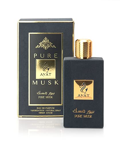 Ayat Perfumes – Pure Musk 100 ml – Eau de Parfum für Damen, orientalischer Arabischer Duft – Duft Dubai hergestellt und entworfen in den Vereinigten Arabischen Emiraten (Pure Moschk) von BUSINESS SQUARE BS