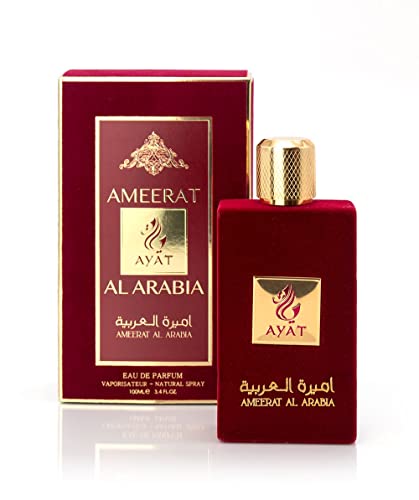 Ayat Perfumes – AMEERAT AL Arabia 100 ml – Eau de Parfum für Damen, orientalischer arabischer Duft, Dubai, hergestellt und entworfen in den Vereinigten Arabischen Emiraten von BUSINESS SQUARE BS