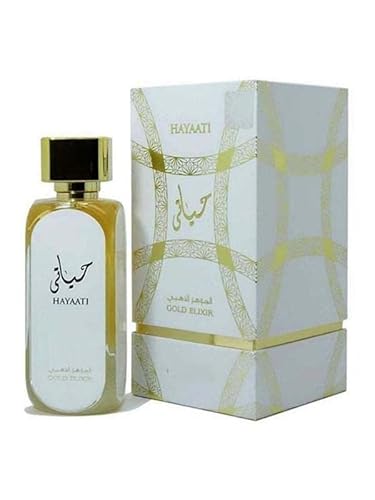 Eau de Parfum HAYAATI GOLD ELIXIR 100ml EDP Unisex von Dubai im orientalischen Stil für Damen und Herren von BUSINESS SQUARE BS