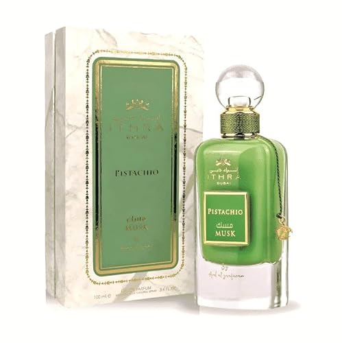 Ithra Eau de Parfum Musk 100 ml Dubai für Damen und Herren – ein sinnlicher orientalischer Duft, entworfen und hergestellt in den Emiraten (Musk Pistachio) von BUSINESS SQUARE BS