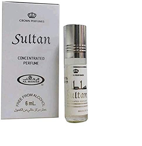 Musc Parfum Al Rehab SULTAN 6ml 100% Öl NOTEN: Zeder, Wacholder, Kardamom, Bergamotte, Zimt, Sandelholz, Musk und Vanille von BUSINESS SQUARE BS
