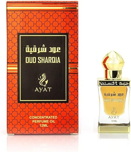 Parfüm OUD SHARQIA 12ML From My Perfumes Attar Arabe Oriental Musk Halal Für Männer und Frauen 100% Öl ohne Alkohol Langanhaltendes Duftöl Noten: Holzig, Rose, Oud, Moschus von BUSINESS SQUARE BS