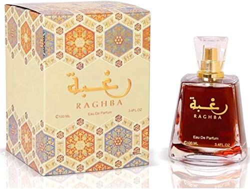Raghba Parfüm 100 ml Parfum Unisex Attar Arabisch Oriental Oud Geschenk für Männer und Frauen Halal Moschus Noten: Vanille, Süß, Oud, Puder,Bernstein, Balsamico von BUSINESS SQUARE BS