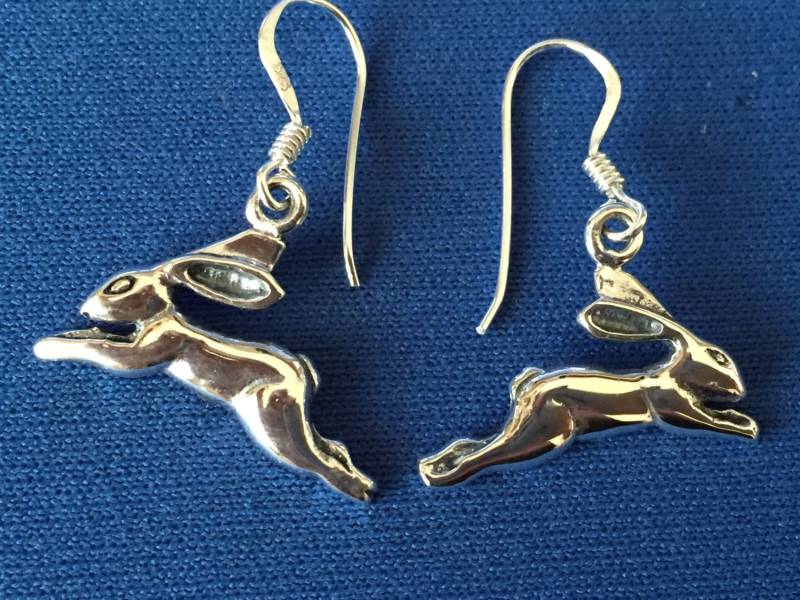 Hase Ohrringe Aus Sterling Silber.925 Hase Ohrringe Aus Sterling Silber.925 von BUTLERSSILVER