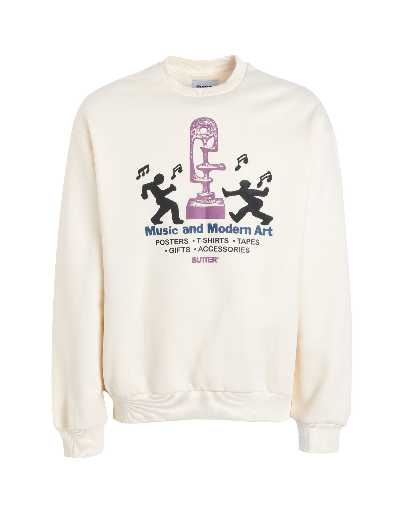 BUTTER GOODS Sweatshirt Herren Cremeweiß von BUTTER GOODS